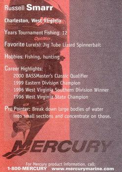 2000 Mercury Bassmaster's Classic Qualifier #NNO Russell Smarr Back